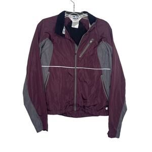 Pearl Izumi Jacket Womens Size M Purple Gray Convertible Long Sleeve